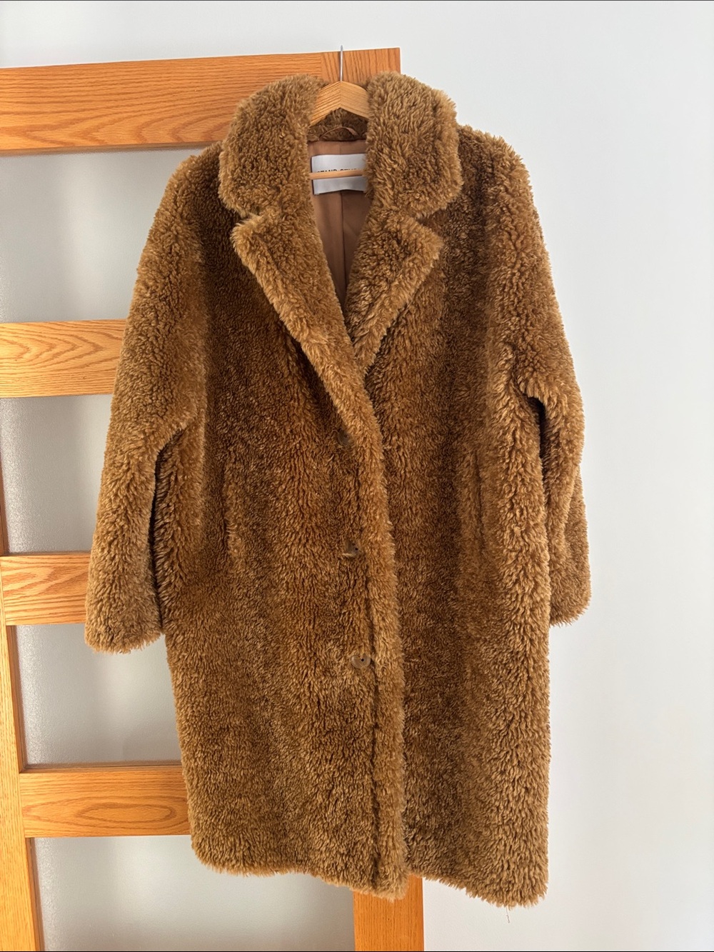 Stand Studio Anika Faux Fur Oversized Coat